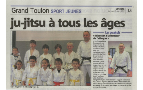 La self-défense, le judo et le Jujitsu mis à l'honneur dans Var-Martin